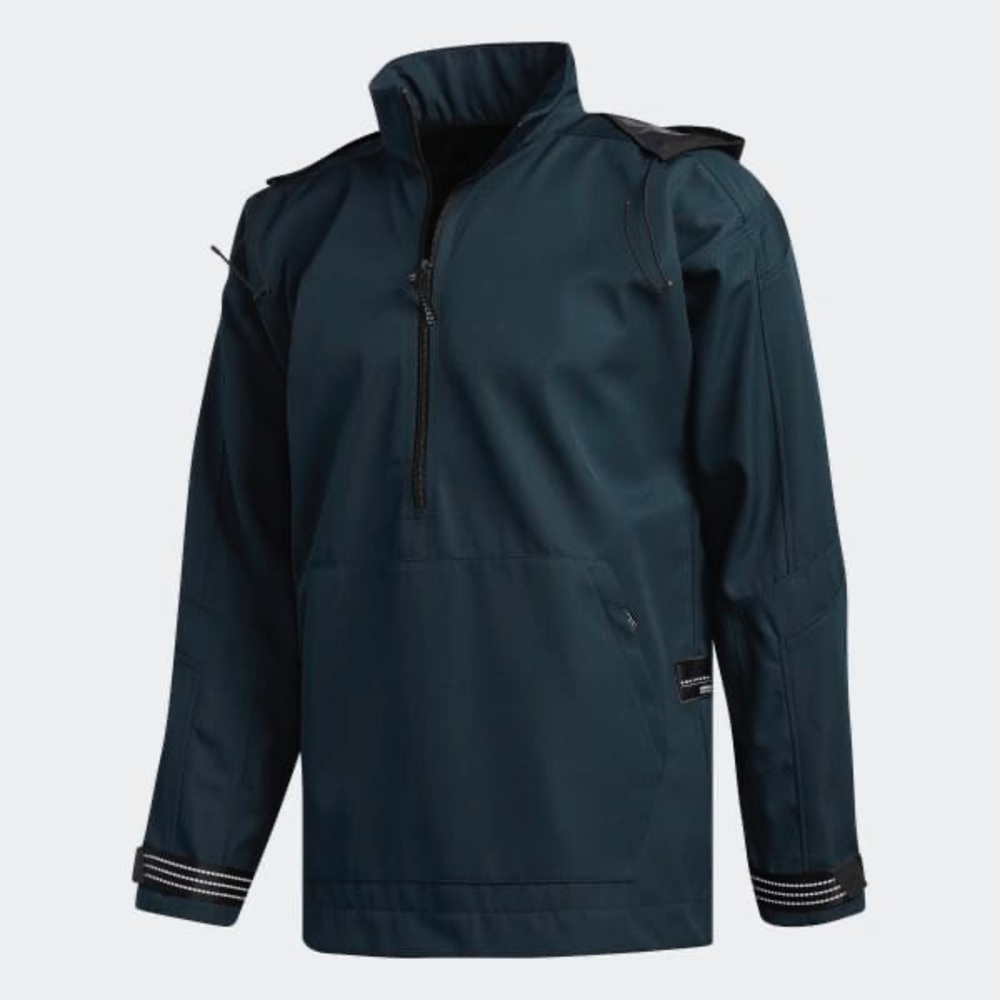 NWT Adidas Originals Men EQT Half Zip Green Jacket